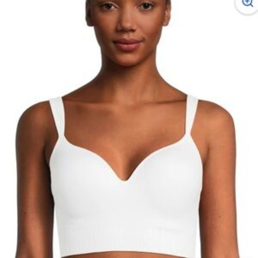 Avia White Moulded Cup Sport Athletic Bra NEW XXXL‎